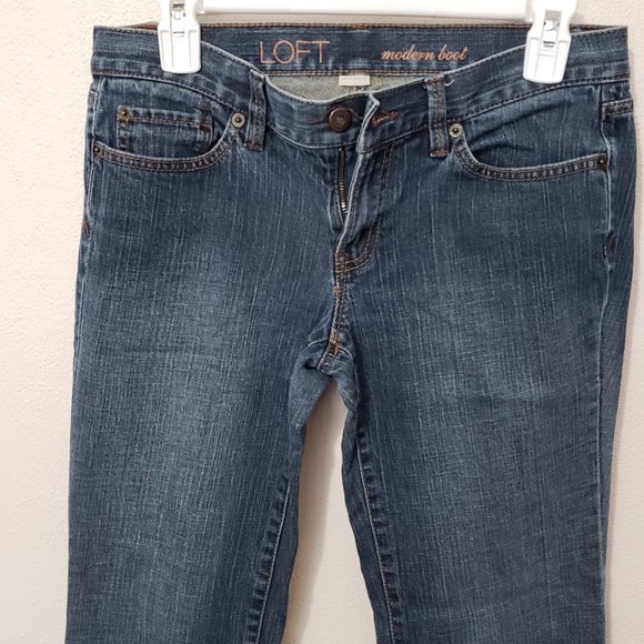 Loft Boot Cut Jeans Size 6 - Picture 4 of 6
